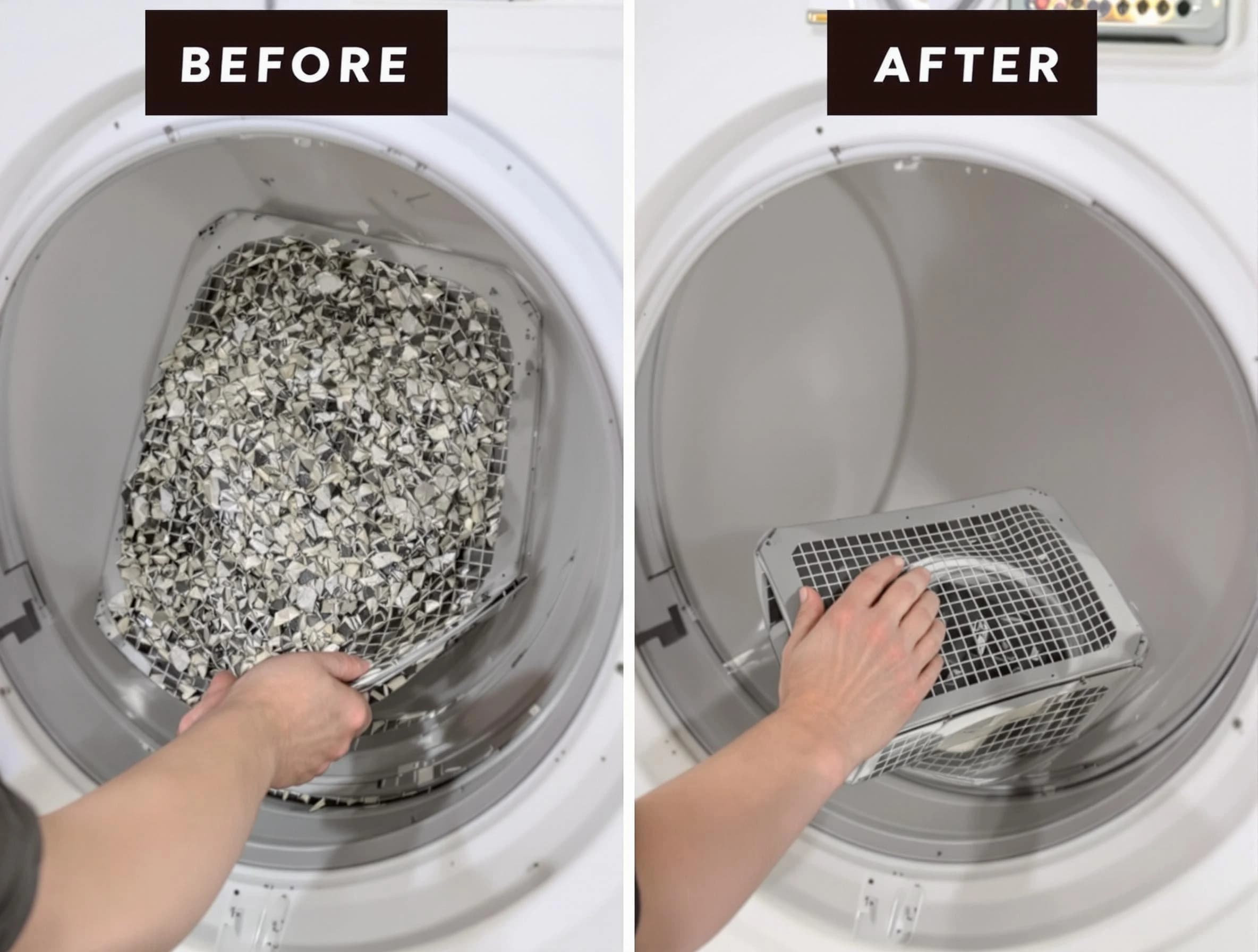 Professional lint trap cleaning by North Druid Hills Dryer Vent Cleaning in North Druid Hills