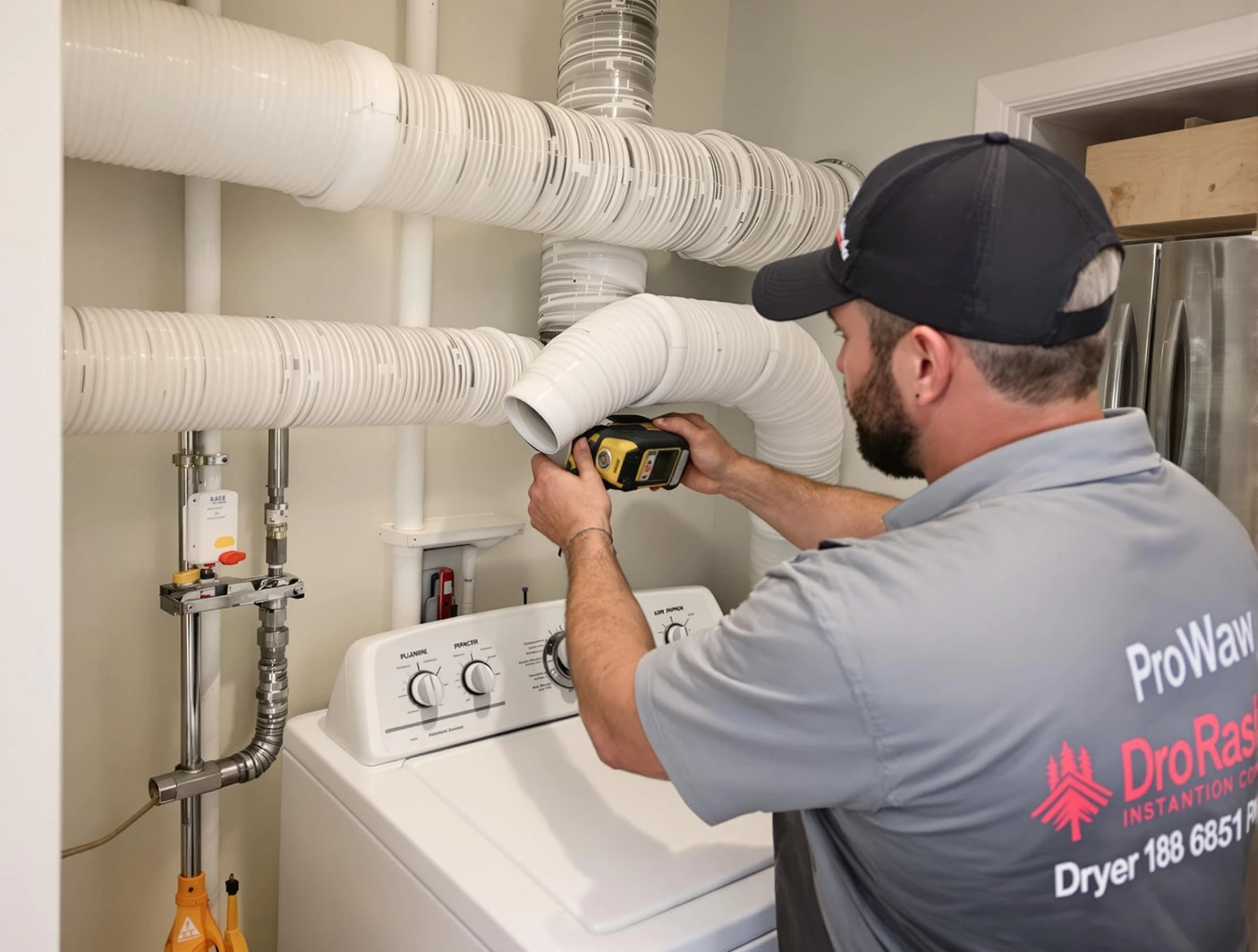 Professional dryer vent hose installation by North Druid Hills Dryer Vent Cleaning in North Druid Hills