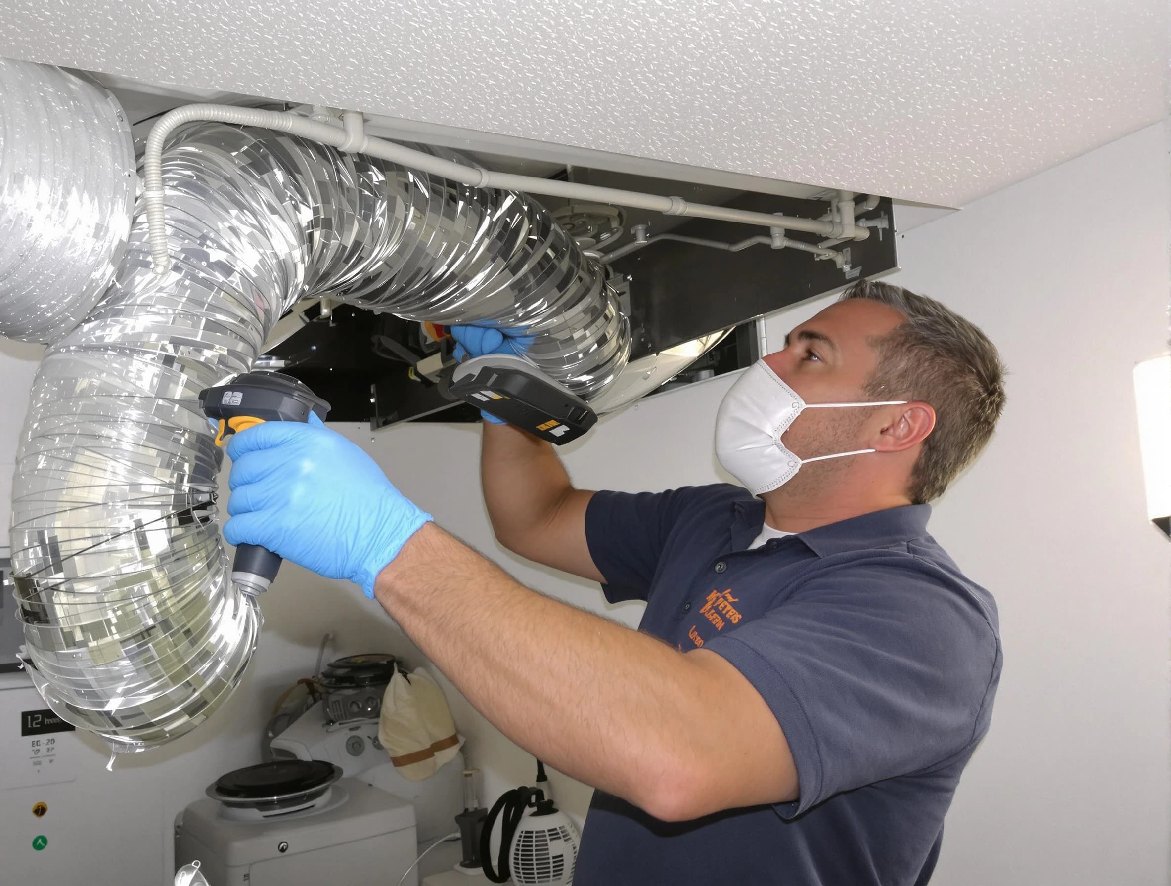 North Druid Hills Dryer Vent Cleaning professional performing thorough residential dryer vent cleaning in North Druid Hills