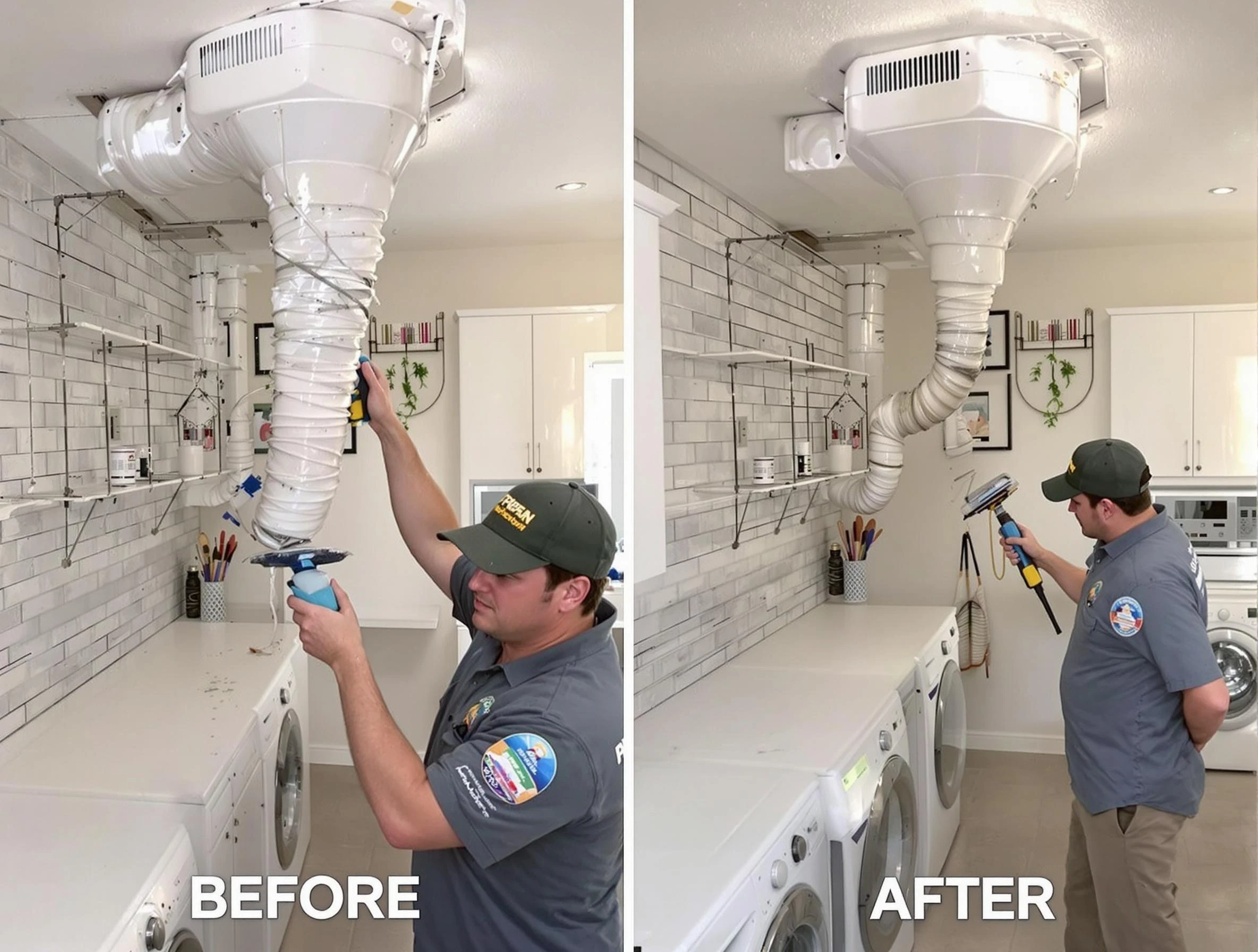 Professional dryer exhaust vent cleaning by North Druid Hills Dryer Vent Cleaning in North Druid Hills